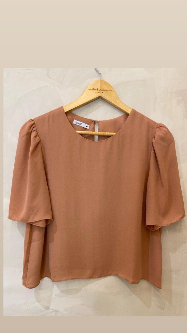 Blusa crepe manga curta Bia - Imagem 3