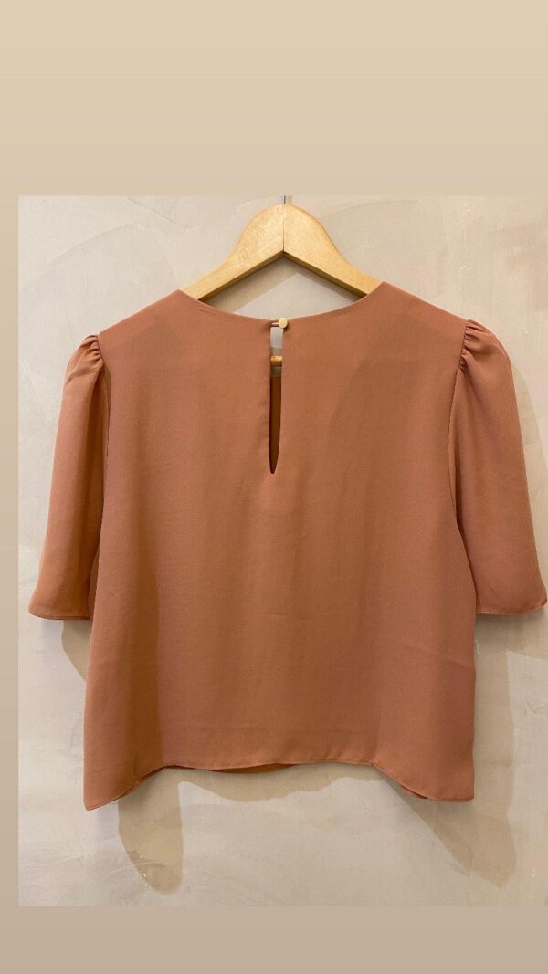 Blusa crepe manga curta Bia - Imagem 4